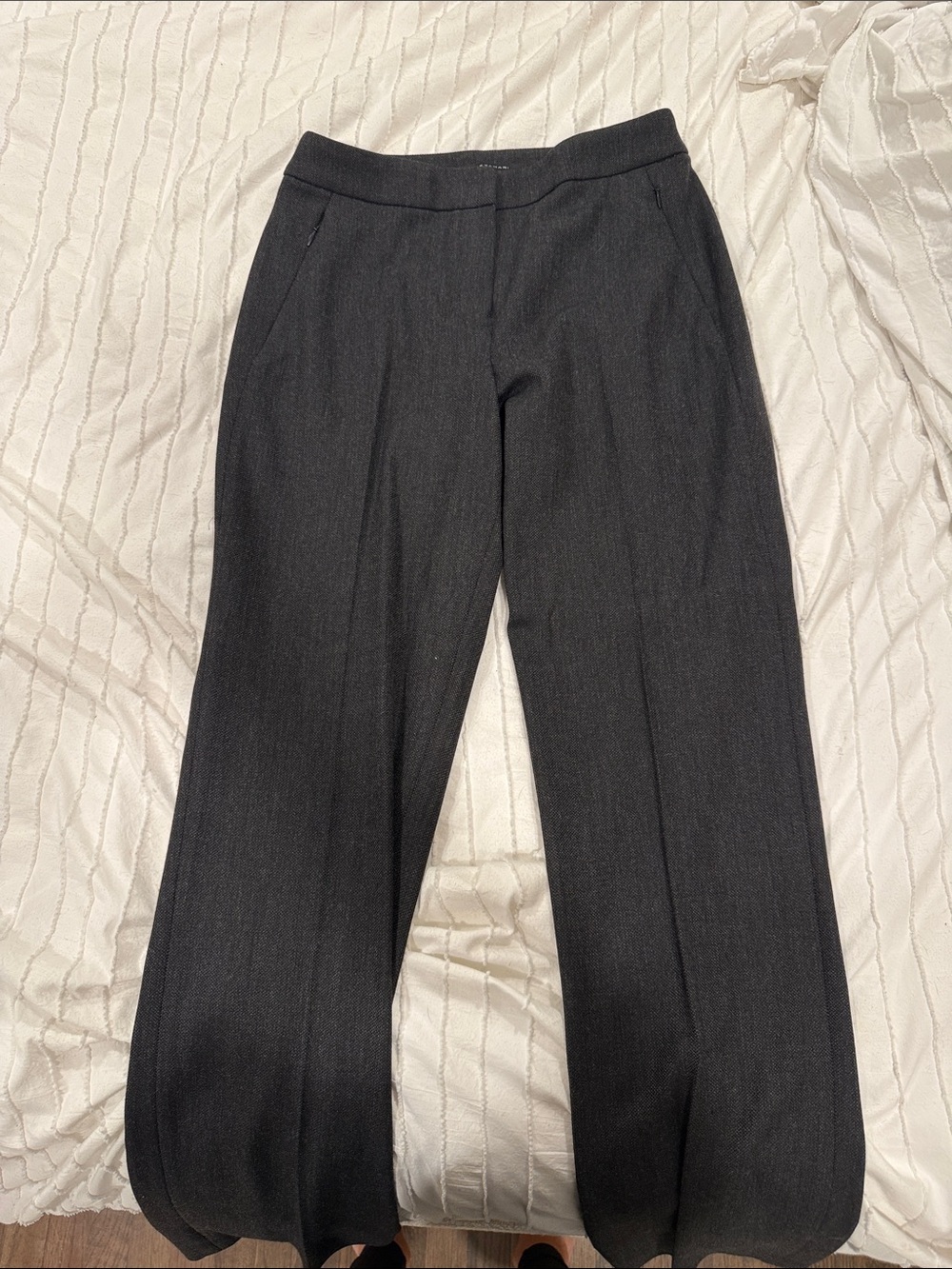 Elie Tahari Dark Charcoal Gray Dress Pants